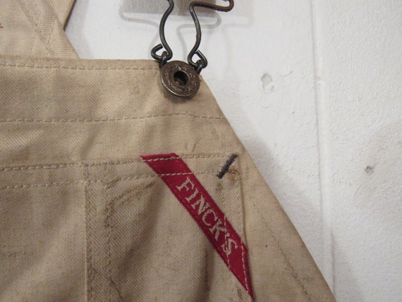 Vintage overalls, Finck's overalls, 1930s overalls