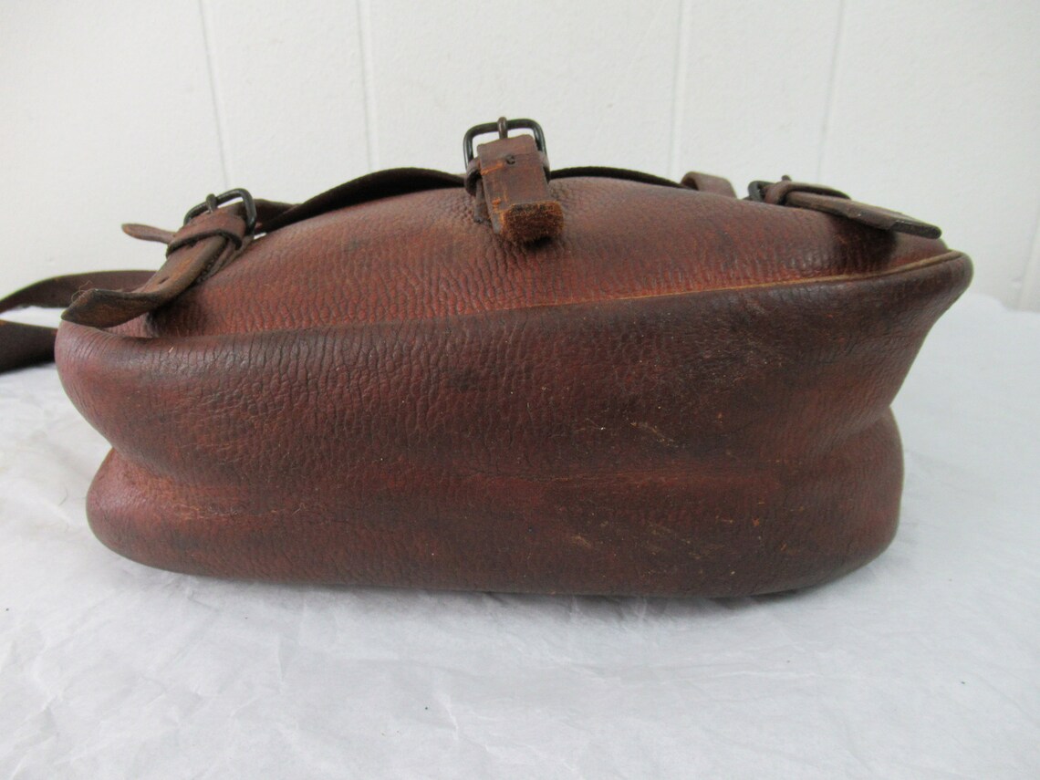 Vintage Bag, 1900s Bag, Shoulder Bag, Messenger Bag, Leather Bag, U.s ...
