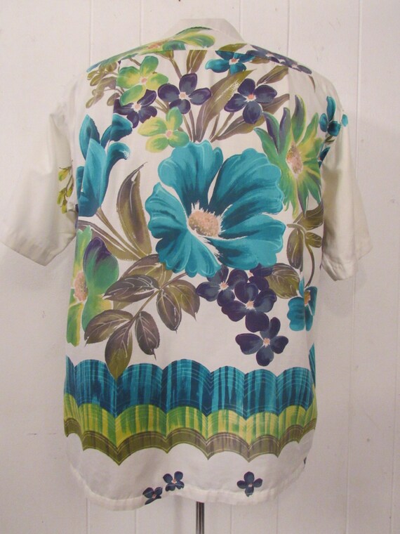 Vintage shirt, Hawaiian shirt, 1960s shirt, vinta… - image 4