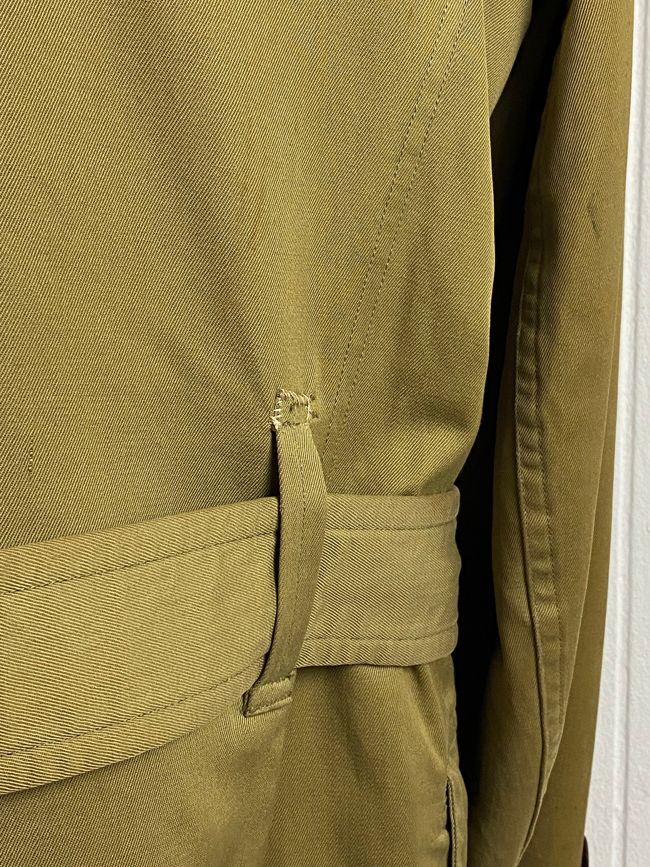Vintage Coat, Size Medium, WWII Mackinaw Coat, 1940s Double