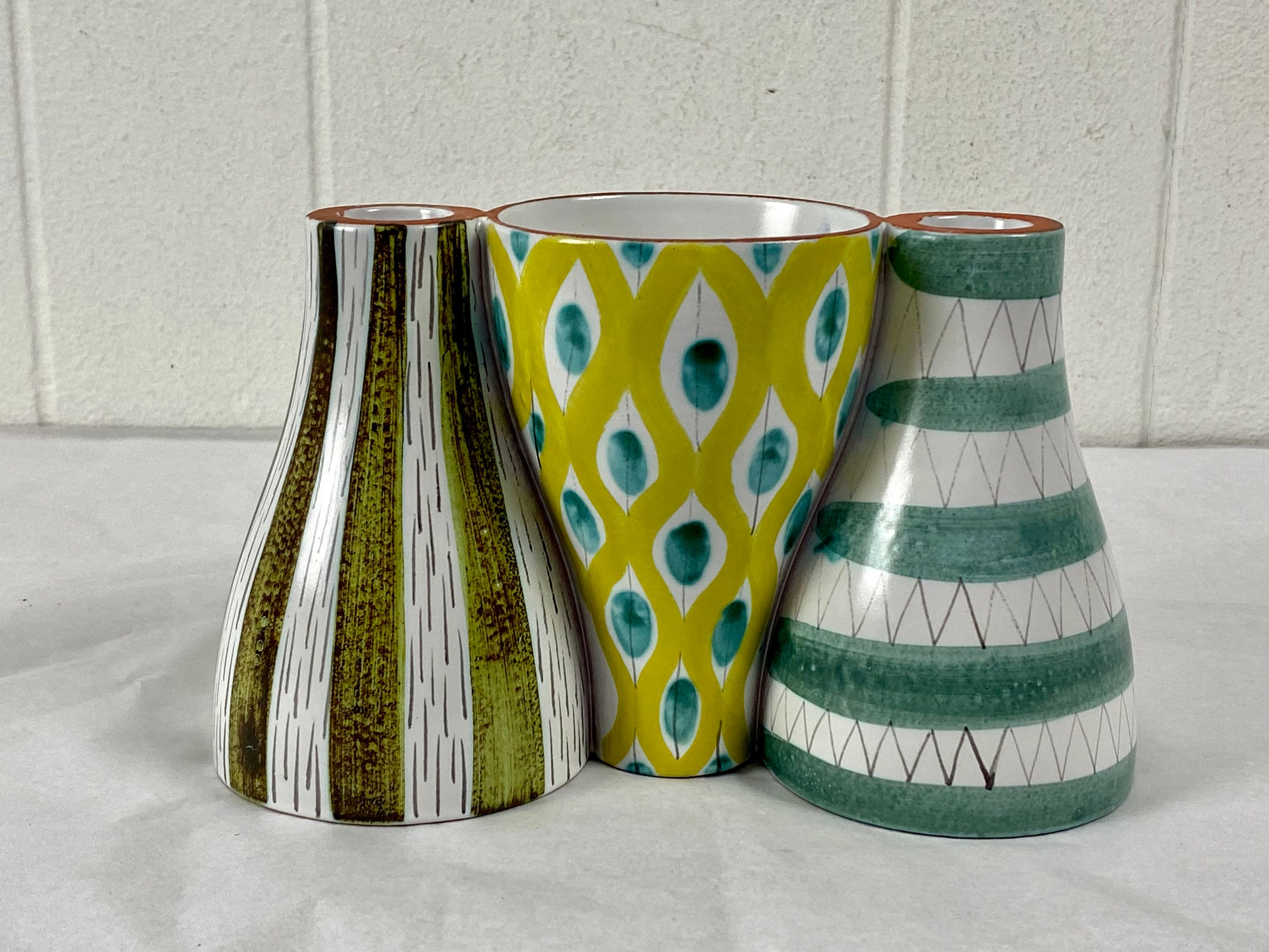 Vintage Vase, Stig Lindberg Vase, Gustavsberg Snurran Vase, Art