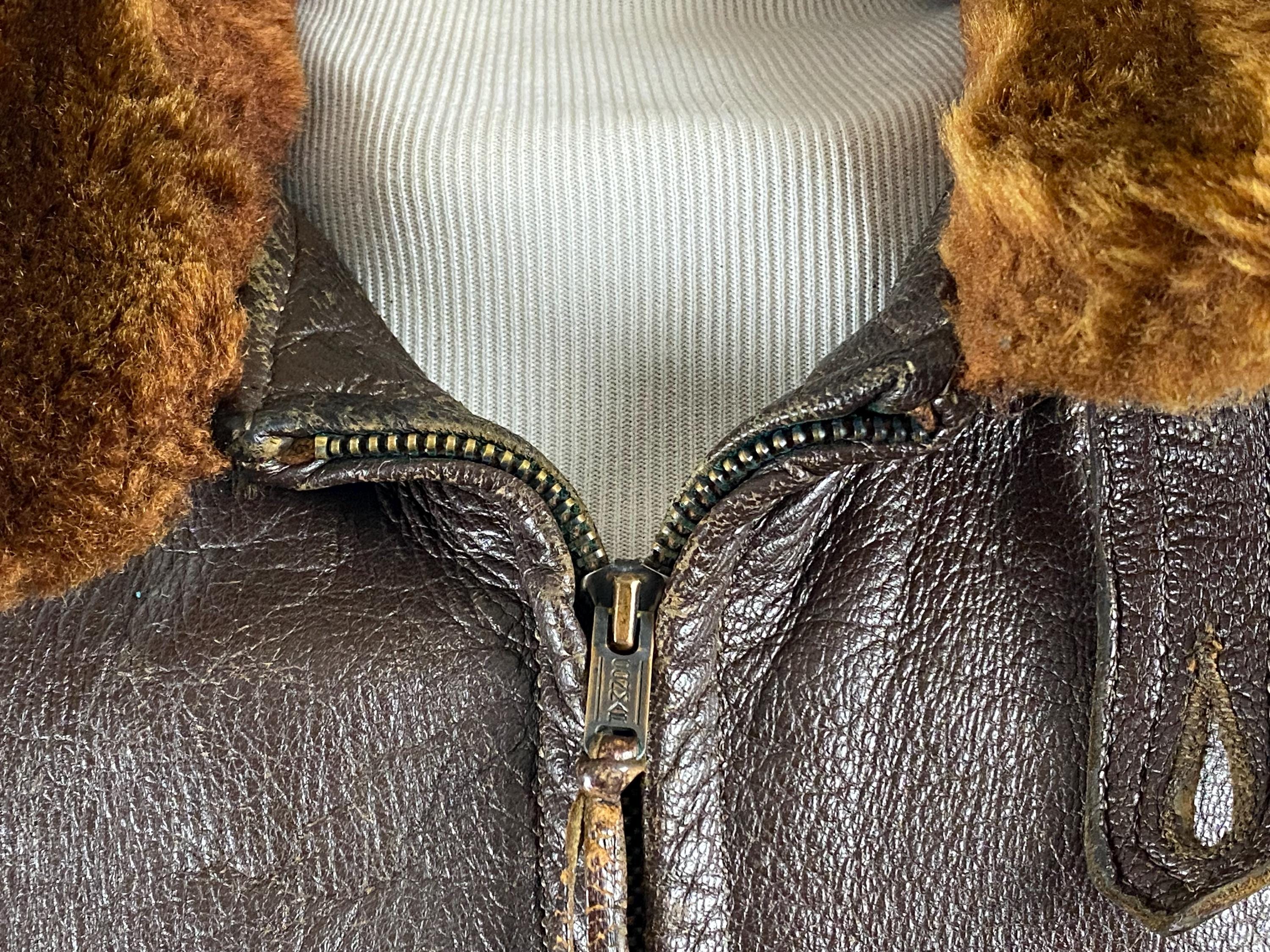 US navy 実物G-1 flight jacketサイズ38 ベトナム戦争時代1972年実物本物【U.S.NAVY】G-1 FLIGHT JACKET