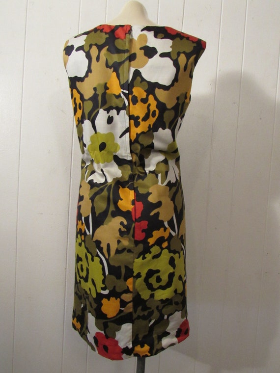 Vintage dress, 1960s dress, flower dress, mod dre… - image 3