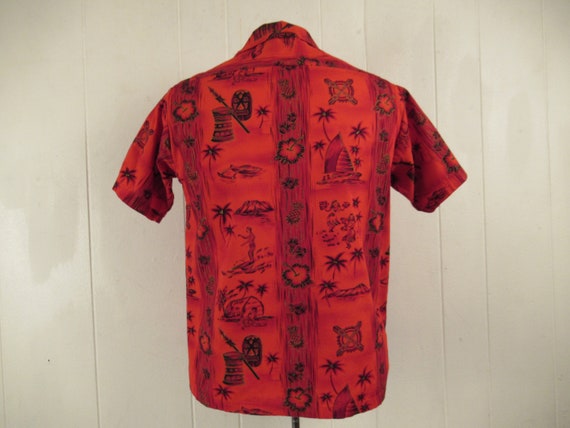 Vintage shirt, Hawaiian shirt, 1950s Hawaiian shi… - image 4