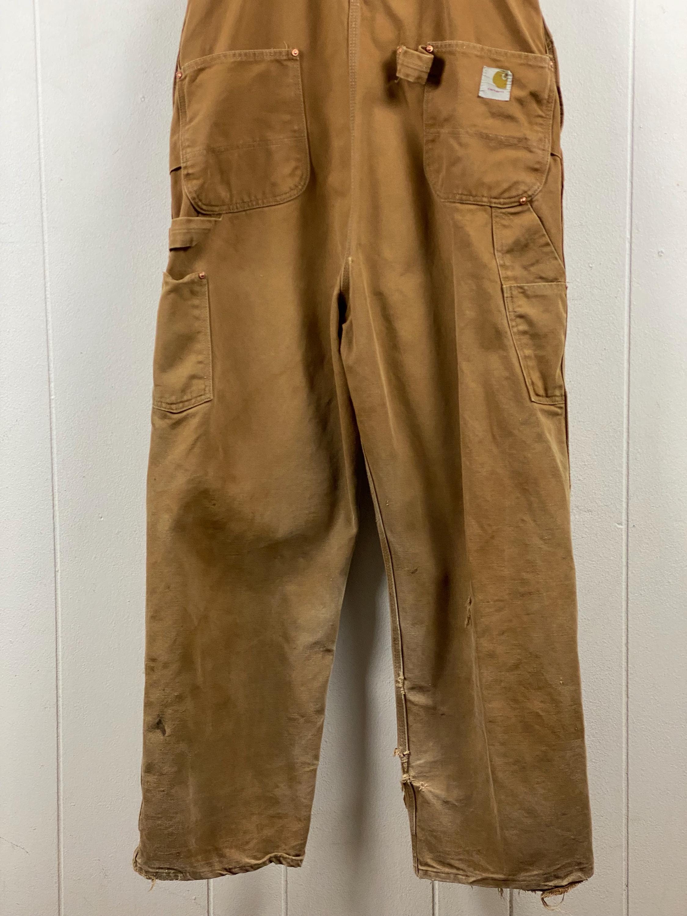 サロペット+オーバーオール vintage made in USA 80s carhartt pants t Vintage Overalls, 38