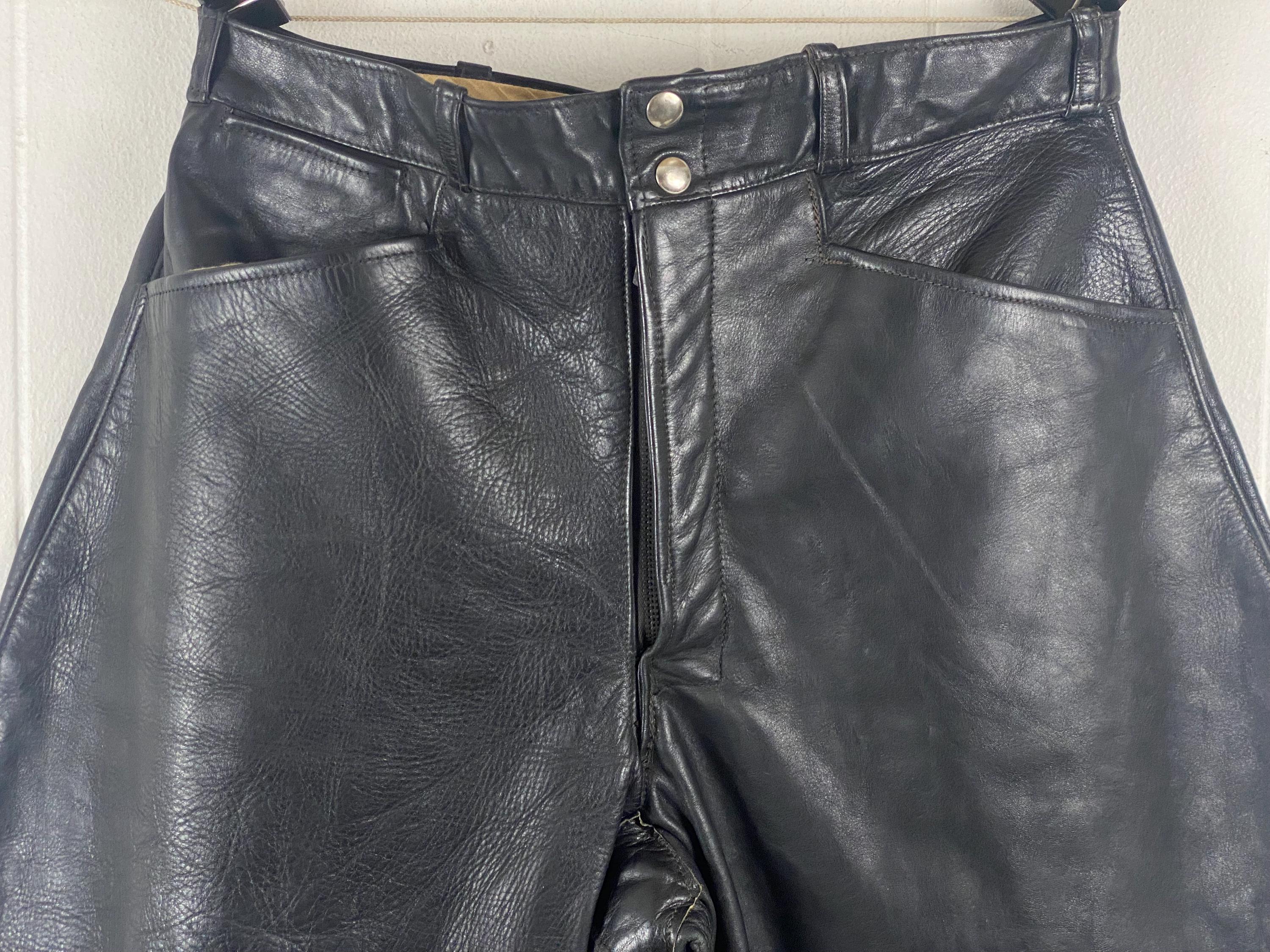 1940年代のパンツ、ウエスト32インチ、ヴィンテージのモーターサイクル