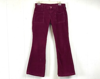 Vintage Pants, Size 30 X 29, 1960s Corduroy Pants, Wrangler