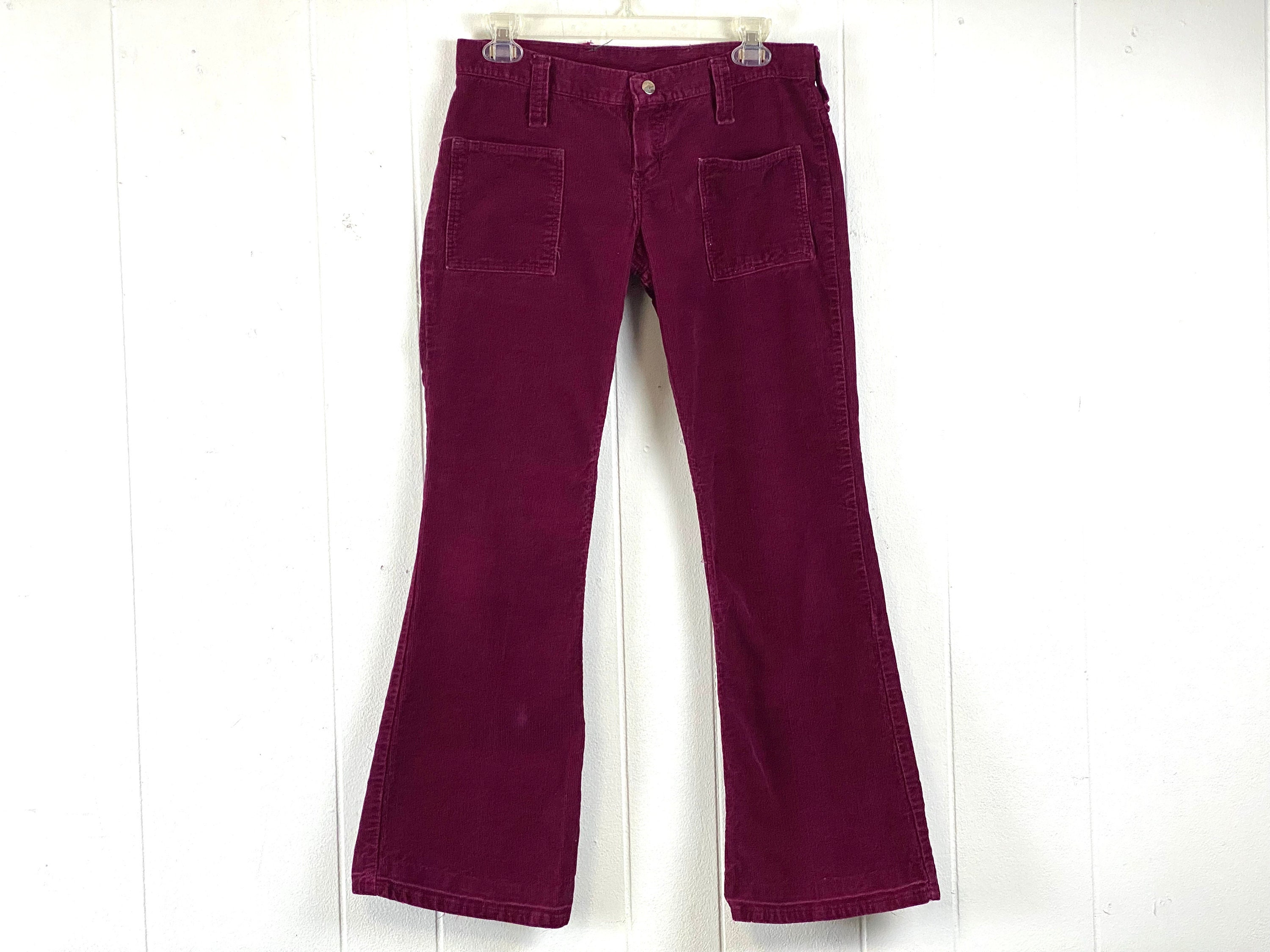 Vintage Pants, Size 30 X 29, 1960s Corduroy Pants, Wrangler
