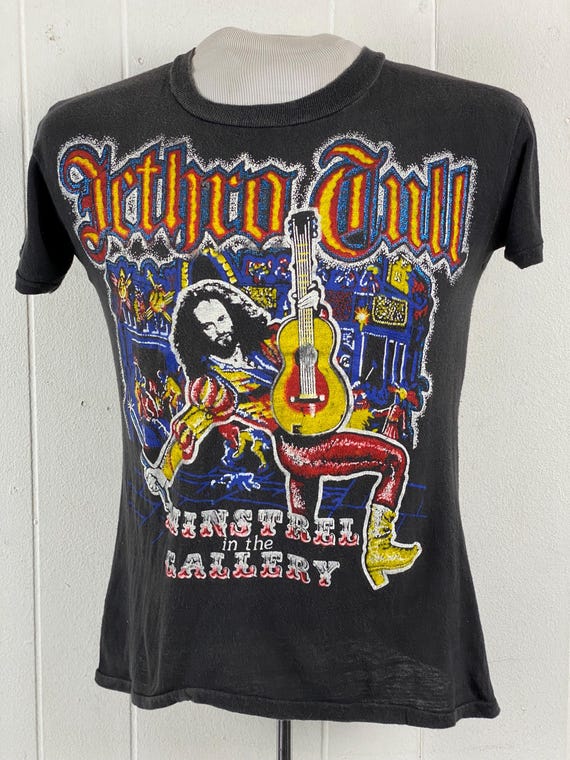 Jethro Tull T-shirt, Size Medium, 1970s T Shirt, Minstrel in the