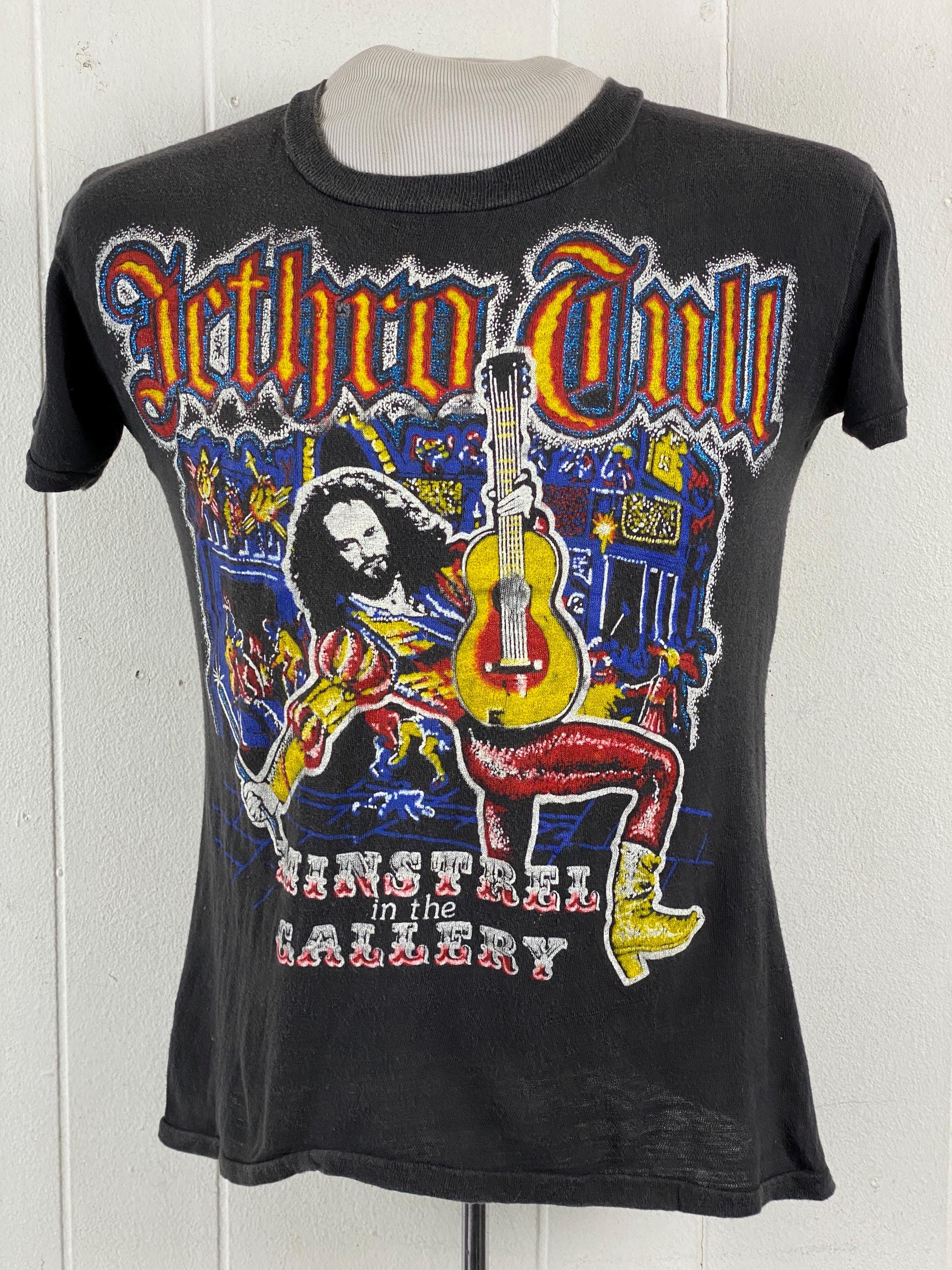 Jethro Tull T-shirt, Size Medium, 1970s T Shirt, Minstrel in the