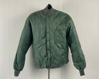 Vintage Jacke, Größe Medium, 1960er Jahre Jacke, CWU-9 / P Jacke, USAF Jacke, Kugeljacke, gesteppte Unterwäsche, Jackenfutter, Vintage Kleidung