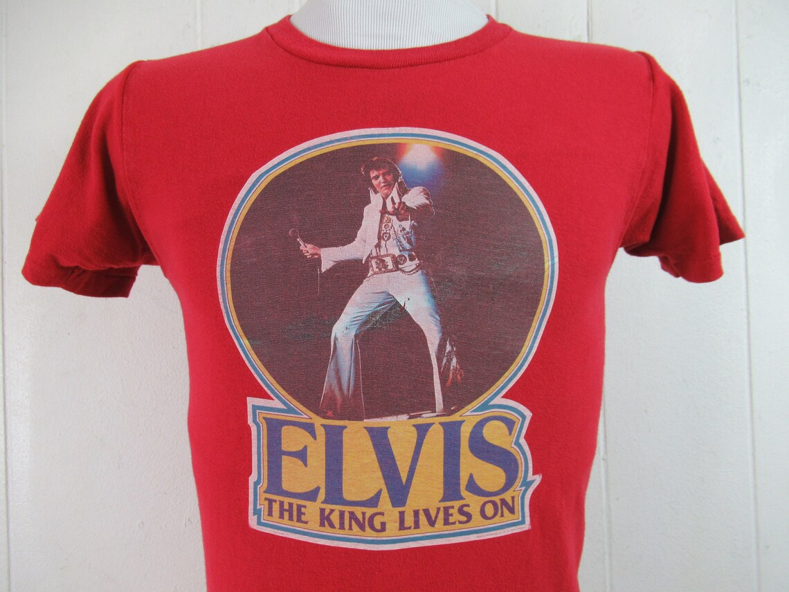 Vintage t shirt Elvis t shirt 1970s t shirt Elvis Presley | Etsy