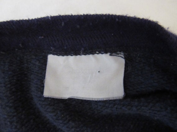 Vintage sweatshirt, blue sweatshirt, 1970s sweats… - image 5