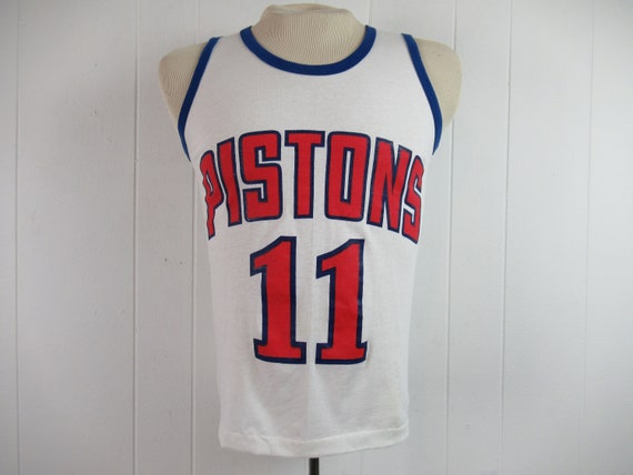 Vintage shirt, Detroit Pistons jersey, Isiah Thoma