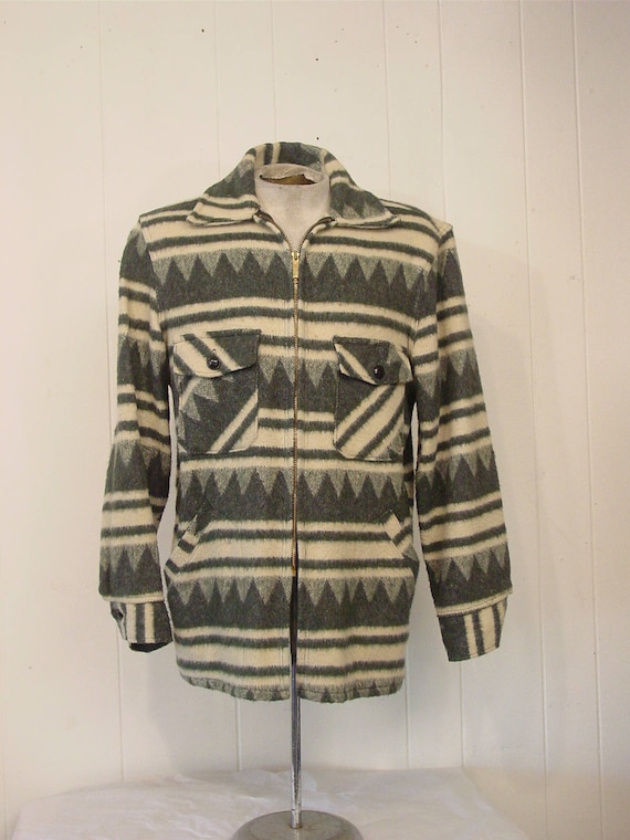 VINTAGE JACKET, 1960s jacket, Indian Blanket jacke
