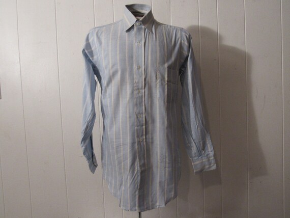 Vintage shirt, 1940s shirt, cotton shirt, button u