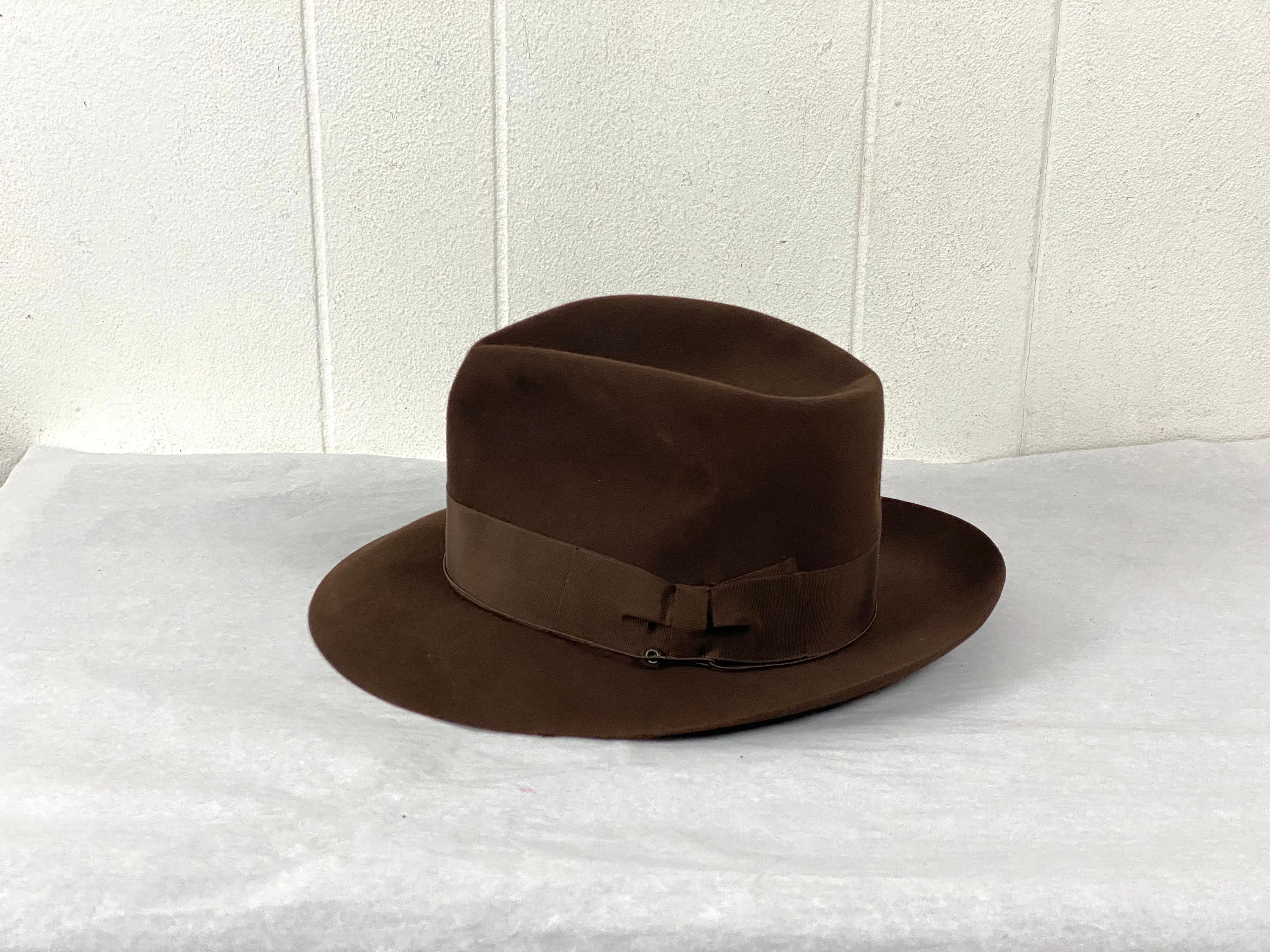 Vintage Borsalino, Size 7 1/4, Vintage Fedora Hat, 1950s Vintage Borsalino, Size 7 1/4, Vintage Fedora Hat, 1950s
