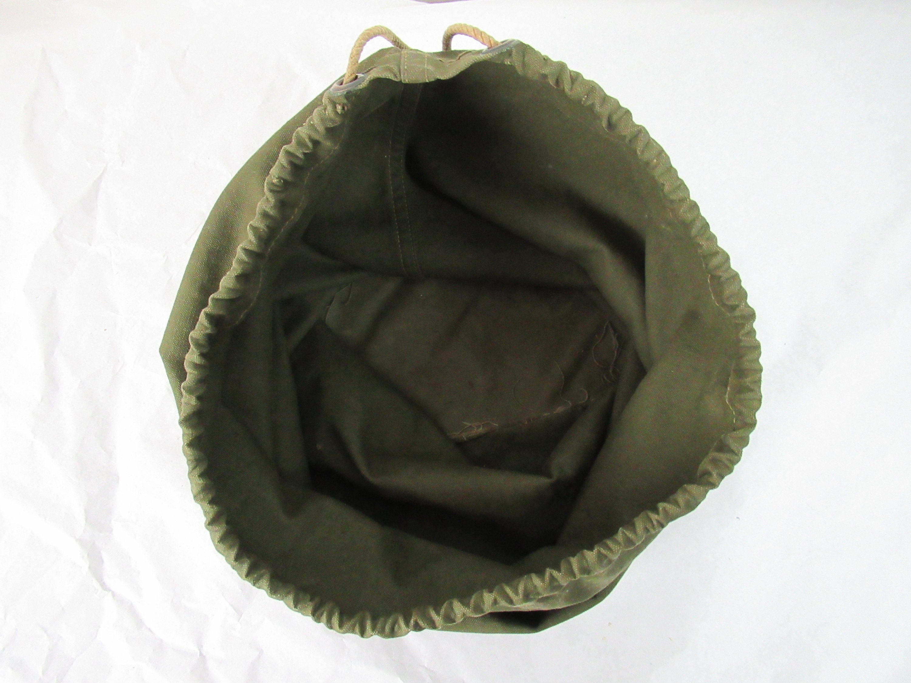 ア*リ様 40s WW2 MILITARY BOSTON BAG WITH ST Vintage Bag, 1940s Bag, Shoulder Bag, WWII Bag, Messenger