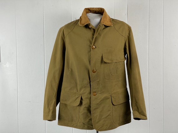 Vintage jacket, size medium, 1950s jacket, huntin… - image 1