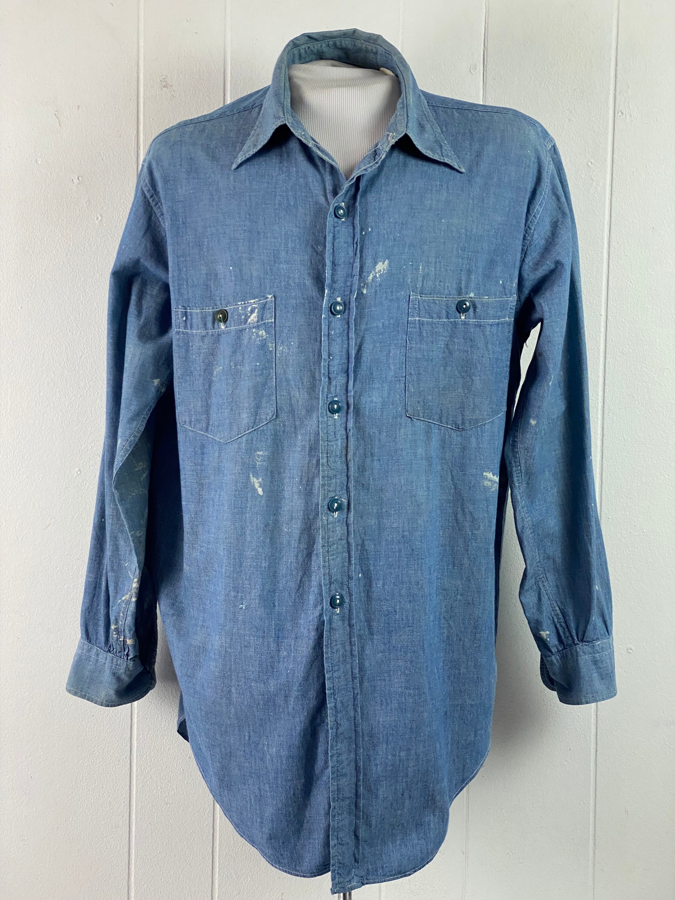 トップス 25aw A.PRESSE Vintage Chambray Shirts 2 A.PRESSE 