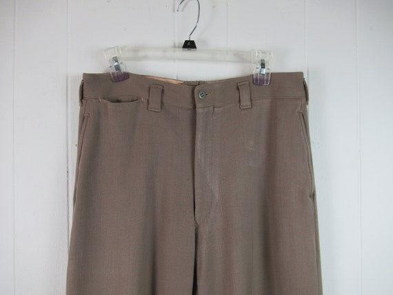 Vintage pants, 1940s pants, Army pants, pinks, mil