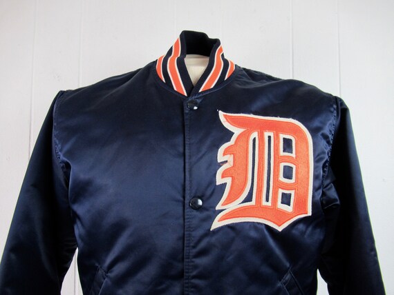 Vintage Jacket, Starter Jacket, 1980s Jacket, Detroit Tigers, Old English D, Baseball Jacket, Vintage Clothing, Size Small
