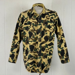 Vintage Hemd, Größe Medium, Tarnhemd, Baumwollflanellhemd, Eddie Bauer Hemd, 1980er Hemd, Camouflage Jagdhemd, Vintage Kleidung