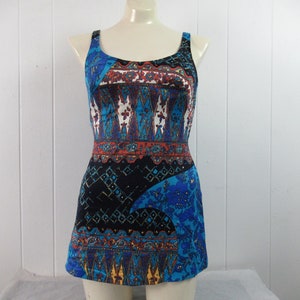 Vintage swimsuit, 1970s bathing suit, one piece, swimsuit, vintage swimwear, vintage clothing, size small/medium