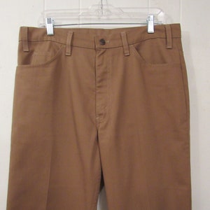 Vintage Levis pants, vintage pants, Levis big E pants, 1970s Levis, vintage Levis, Levis STA PREST, vintage clothing, size 36 x 27.5 image 2