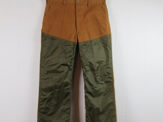 Vintage pants, hunting pants, brown duck pants, 2
