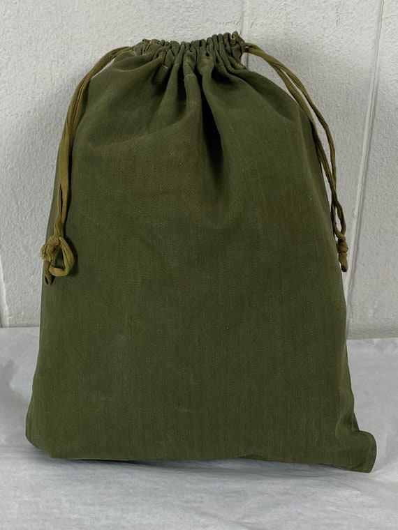 Vintage Bag, American Red Cross Bag, WWII Bag, Ditty Bag, 1940s