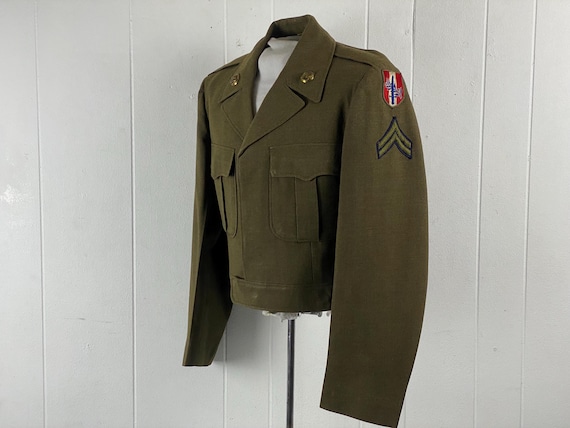 ヴィンテージ ジャケット、サイズ S、アイク ジャケット、ミリタリー