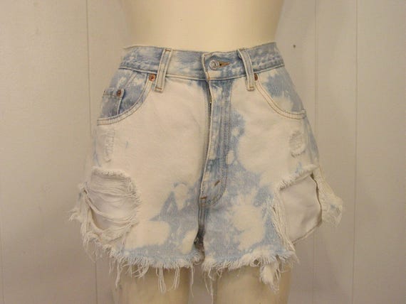 Vintage cut off shorts, denim shorts, Daisey Duke… - image 1