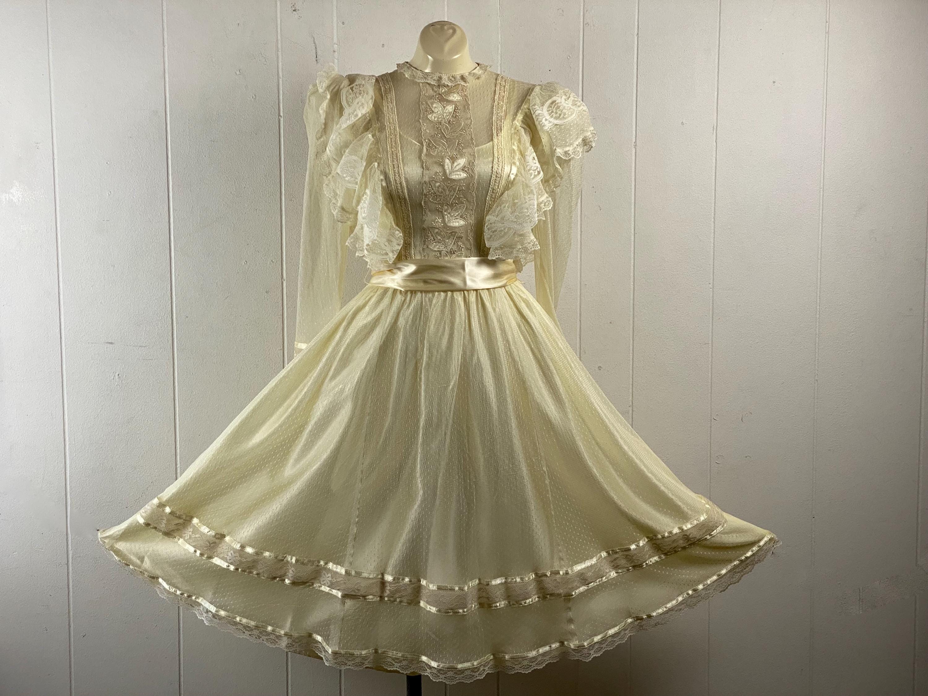 Ivory White Prairie Dress