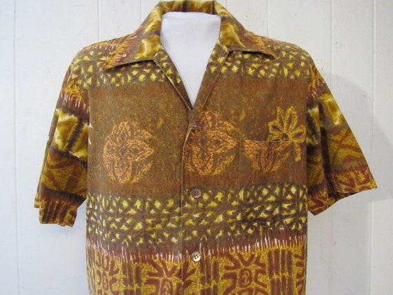 Vintage shirt, Hawaiian shirt, 1960s shirt, vinta… - image 2