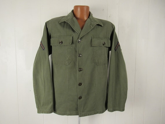 Vintage jacket, Army jacket, 1950s jacket, shirt j