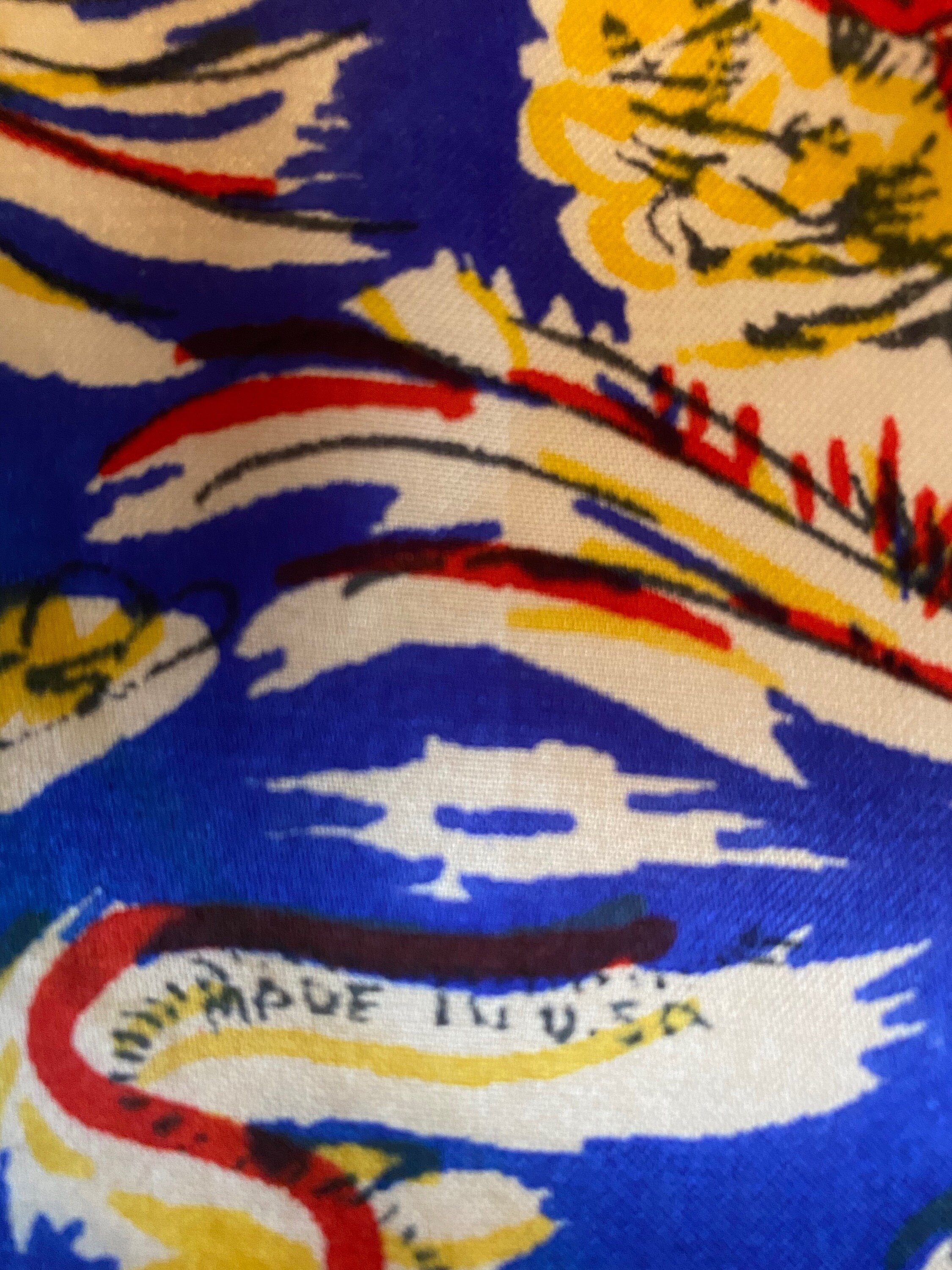 Vintage Bandana, 1940s Bandana, Cowboy Bandana, Cowboy Scarf