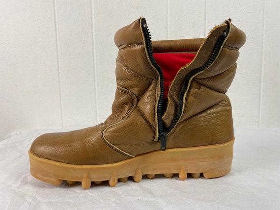 Vintage boots, Clarks boots, boots size 10, tan l… - image 5