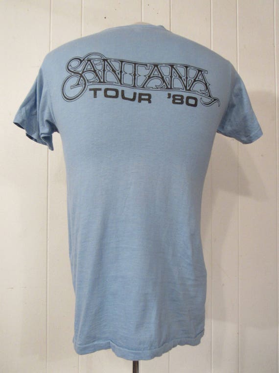 Vintage t-shirt, Santana t shirt, concert t shirt… - image 5