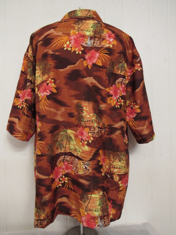 Vintage shirt, 1970s shirt, Hawaiian Jamaica shir… - image 4