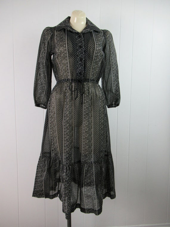 Vintage dress, prairie dress, 1970s dress, dress … - image 2