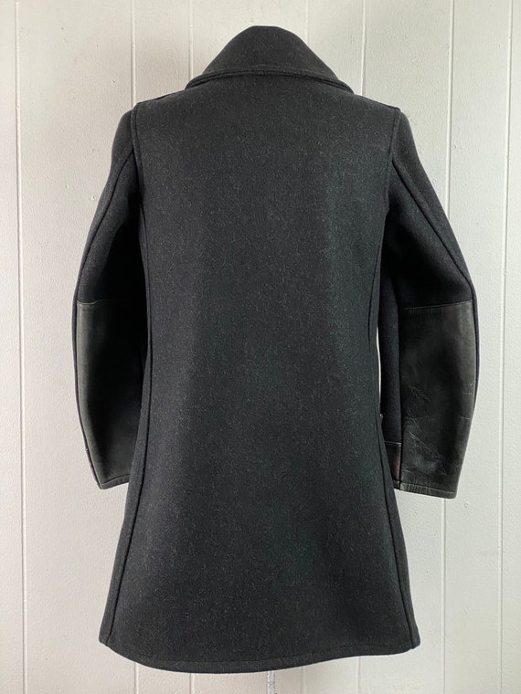 Vintage coat, 1940s coat, Railroad coat, MONTGOME… - image 4