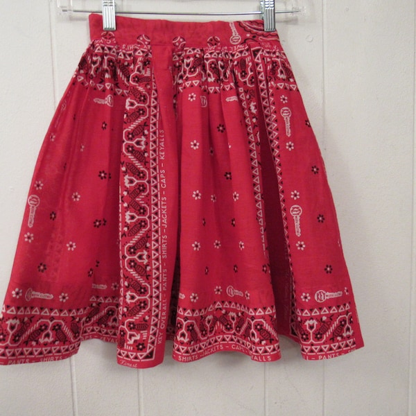 Bandana Skirt Etsy