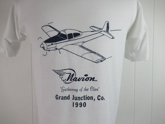 Vintage t shirt, airplane t shirt, Grand Junction… - image 1