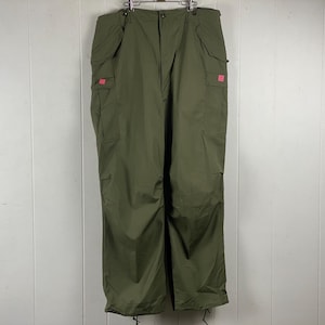 Cargo pants, 43&quot; X 34&quot;, 1950s pants, military pants, M 1951 trousers, cutter tags, U S Army pants, OG pants, military, vintage clothing, NOS