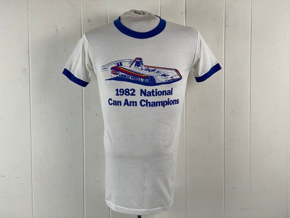 Vintage t shirt, 1980s t shirt, National Can AM C… - image 1