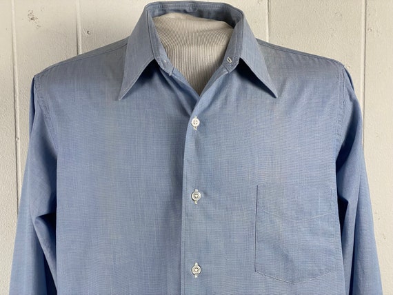 Vintage shirt, size medium, 1940s shirt, cotton s… - image 3