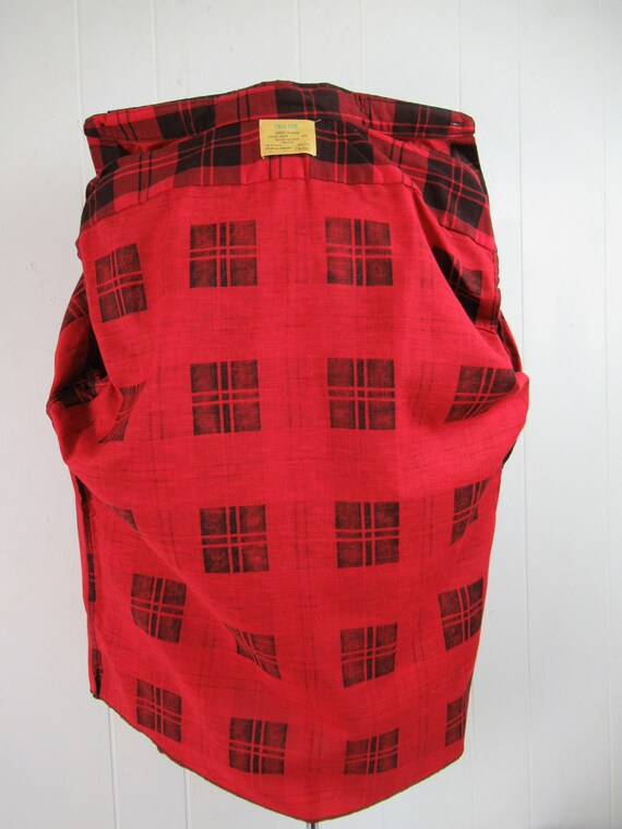 Vintage shirt, flannel shirt, 1960s shirt, plaid … - image 7