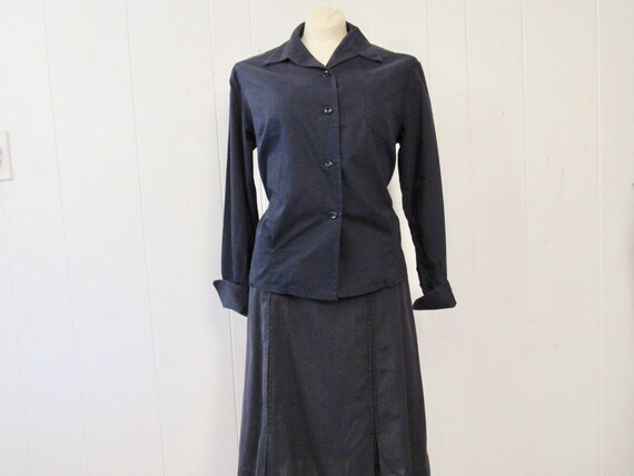 Vintage uniform, 1940s uniform, cotton uniform, sh
