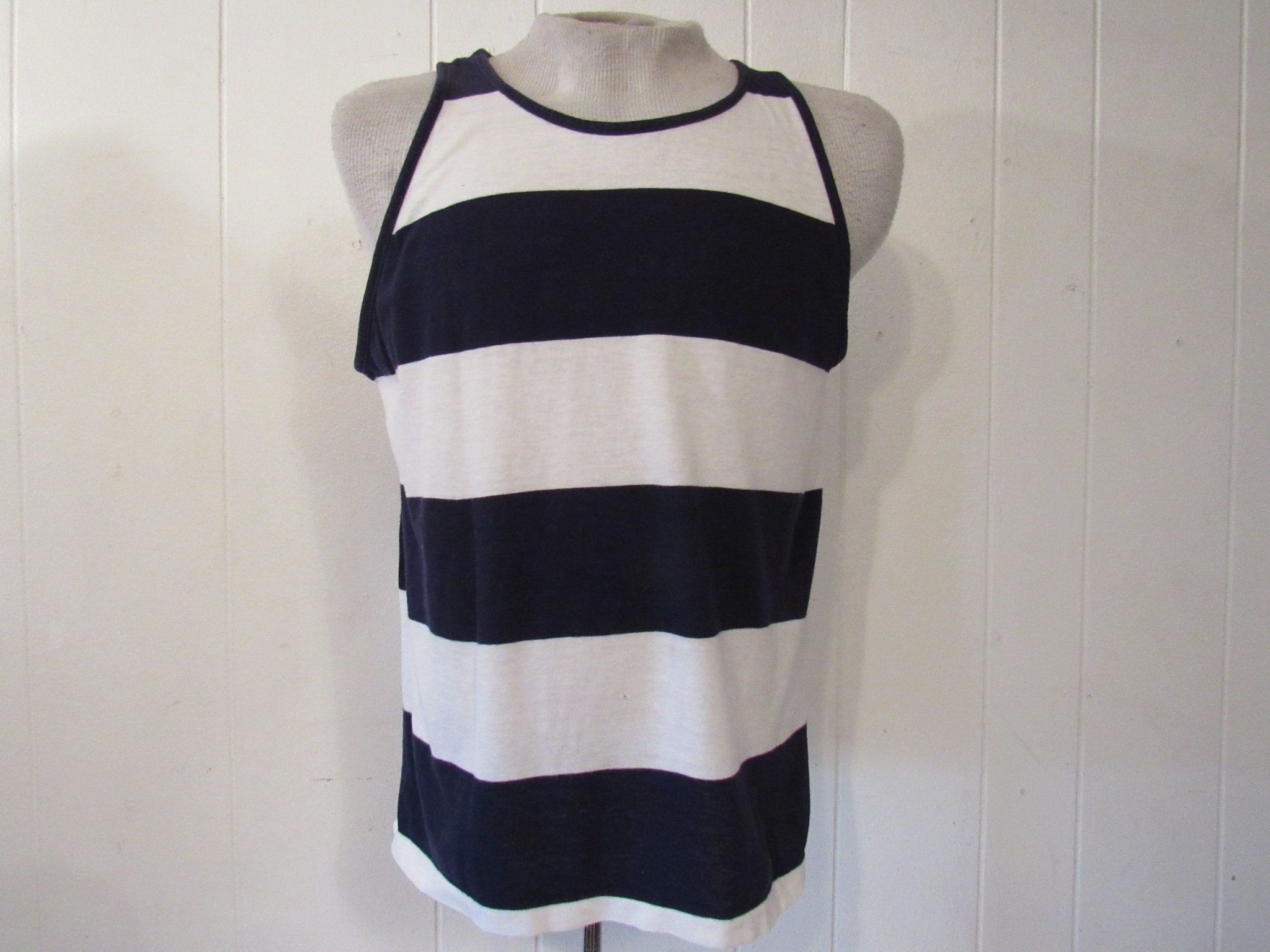 Vintage T Shirt, 1960s T Shirt, Jantzen Shirt, Wife Beater